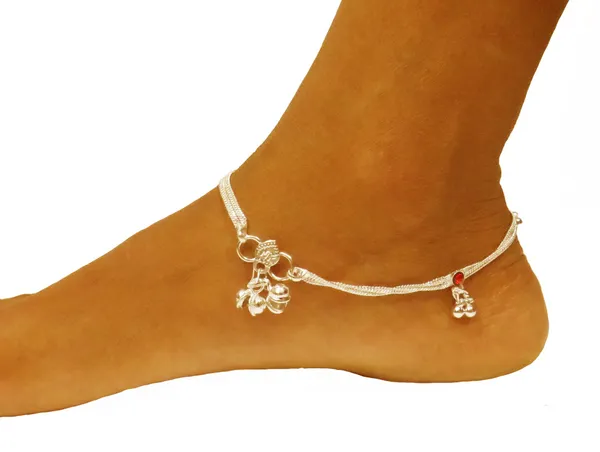 (Pack_Of_2)_Ethnic_Fashion_Foot_Jewellery_Artificial_Alloy_Anklet